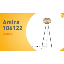 QAZQA Stehlampen|Wohnzimmerlampen*Orientalische Dreibein-Stehleuchte aus Bambus - Amira