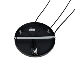 QAZQA Pendelleuchten|Wohnzimmerlampen*Orientalische Hängelampe aus Bambus mit schwarzem 3-Licht - Yvonne