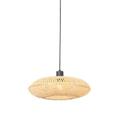 Kinder QAZQA Kinderzimmerlampen|Pendelleuchten*Orientalische Hängelampe Bambus 40 cm - Ostrava