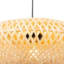 Kinder QAZQA Kinderzimmerlampen|Pendelleuchten*Orientalische Hängelampe Bambus 40 cm - Ostrava