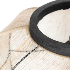 Kinder QAZQA Kinderzimmerlampen|Pendelleuchten*Orientalische Hängelampe braun Stoff 48 cm - Rob