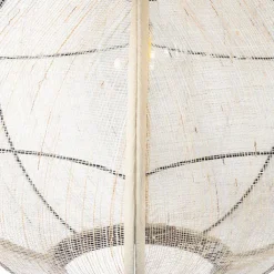 Kinder QAZQA Kinderzimmerlampen|Pendelleuchten*Orientalische Hängelampe braun Stoff 48 cm - Rob