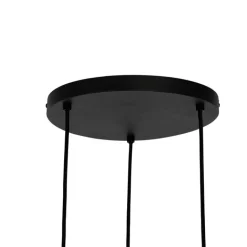 QAZQA Pendelleuchten|Wohnzimmerlampen*Orientalische Hängelampe Bambus 3-flammig - Yvonne