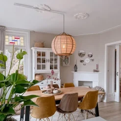 Kinder QAZQA Kinderzimmerlampen|Pendelleuchten*Orientalische Hängelampe braun 50 cm - Pascal