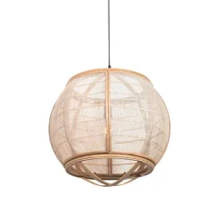 Kinder QAZQA Kinderzimmerlampen|Pendelleuchten*Orientalische Hängelampe braun 50 cm - Pascal