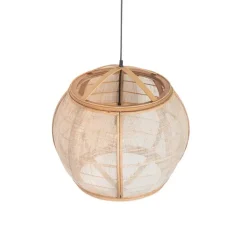 Kinder QAZQA Kinderzimmerlampen|Pendelleuchten*Orientalische Hängelampe braun 50 cm - Pascal