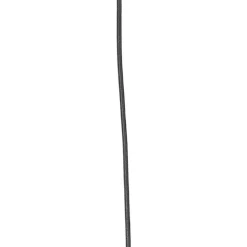 QAZQA Pendelleuchten|Wohnzimmerlampen*Orientalische Hängelampe Bambus mit Schwarz 60 cm - Evalin