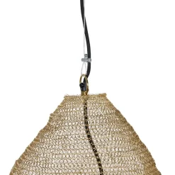 QAZQA Pendelleuchten|Wohnzimmerlampen*Orientalische Hängelampe Gold 60 cm - Nidum