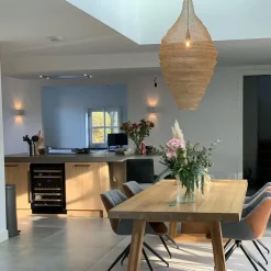 QAZQA Schlafzimmerlampen|Küchenlampen*Orientalische Hängelampe Gold 60 cm - Nidum L.