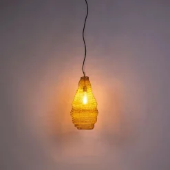 QAZQA Schlafzimmerlampen|Wohnzimmerlampen*Orientalische Hängelampe Gold - Nidum Rombo