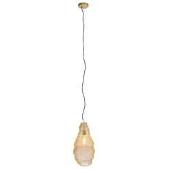 QAZQA Schlafzimmerlampen|Wohnzimmerlampen*Orientalische Hängelampe Gold - Nidum Rombo