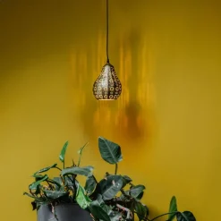 QAZQA Pendelleuchten|Wohnzimmerlampen*Orientalische Hängelampe Gold 17,5cm - Billa Dia
