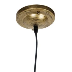 QAZQA Pendelleuchten|Wohnzimmerlampen*Orientalische Hängelampe Gold 17,5cm - Billa Dia