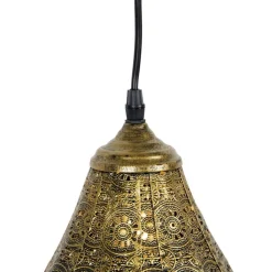 QAZQA Pendelleuchten|Wohnzimmerlampen*Orientalische Hängelampe Gold 17,5cm - Billa Dia