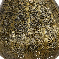 QAZQA Pendelleuchten|Wohnzimmerlampen*Orientalische Hängelampe Gold 17,5cm - Billa Dia