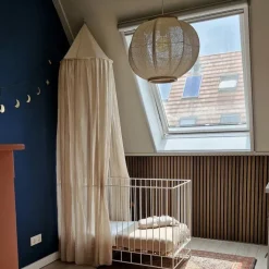 Kinder QAZQA Kinderzimmerlampen|Pendelleuchten*Orientalische Hängelampe Naturstoff 48 cm - Rob