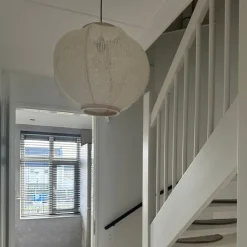 Kinder QAZQA Kinderzimmerlampen|Pendelleuchten*Orientalische Hängelampe Naturstoff 48 cm - Rob