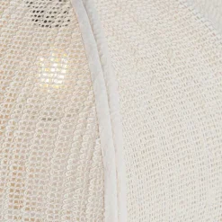 Kinder QAZQA Kinderzimmerlampen|Pendelleuchten*Orientalische Hängelampe Naturstoff 48 cm - Rob