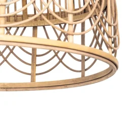 QAZQA Pendelleuchten|Wohnzimmerlampen*Orientalische Hängelampe Rattan 44 cm - Michelle