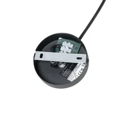 QAZQA Pendelleuchten|Wohnzimmerlampen*Orientalische Hängelampe schwarz mit Rattan 30 cm - Magna Rattan