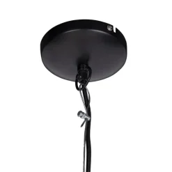 QAZQA Pendelleuchten|Wohnzimmerlampen*Orientalische Hängelampe schwarz mit Gold 45 cm - Radiante