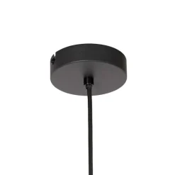 Kinder QAZQA Kinderzimmerlampen|Pendelleuchten*Orientalische Hängelampe schwarzer Bambus 40 cm - Ostrava