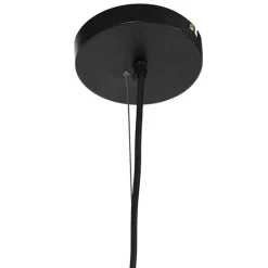 QAZQA Pendelleuchten|Wohnzimmerlampen*Orientalische Hängelampe schwarz 45 cm - Nidum