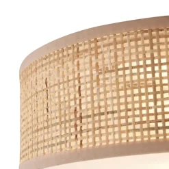 QAZQA Deckenleuchten|Wohnzimmerlampen*Orientalische Rattan Deckenleuchte 30cm - Trammy