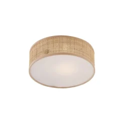 QAZQA Deckenleuchten|Wohnzimmerlampen*Orientalische Rattan Deckenleuchte 30cm - Trammy