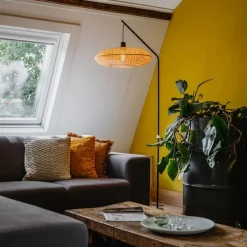 QAZQA Stehlampen|Wohnzimmerlampen*Orientalische Stehlampe Bambus - Ostrava