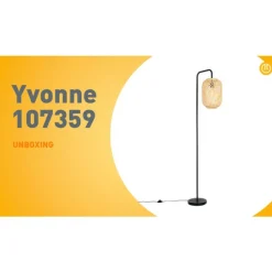 QAZQA Schlafzimmerlampen|Küchenlampen*Orientalische Stehleuchte schwarz mit Bambus - Yvonne