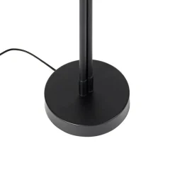 QAZQA Schlafzimmerlampen|Küchenlampen*Orientalische Stehleuchte aus Messing mit schwarzem 2-Licht - Louka