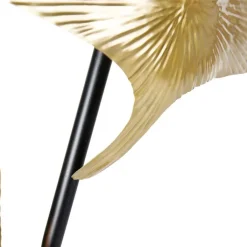 QAZQA Schlafzimmerlampen|Küchenlampen*Orientalische Stehleuchte aus Messing mit schwarzem 2-Licht - Louka