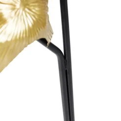 QAZQA Schlafzimmerlampen|Küchenlampen*Orientalische Stehleuchte aus Messing mit schwarzem 2-Licht - Louka