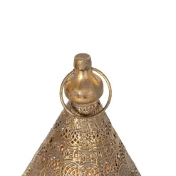 QAZQA Tischlampen|Wohnzimmerlampen*Orientalische Tischlampe Gold 26 cm - Mowgli