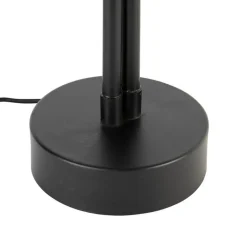 QAZQA Tischlampen|Wohnzimmerlampen*Orientalische Tischlampe aus Messing mit schwarzem 2-Licht - Louka