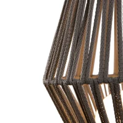 Newgarden Gartenbeleuchtung|Led-Außenleuchten*Orientalische Tischleuchte aus Seil inkl. dimmbarem, wiederaufladbarem LED - Contra