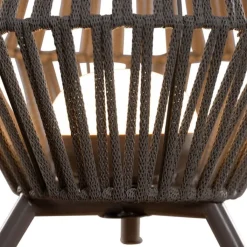 Newgarden Gartenbeleuchtung|Led-Außenleuchten*Orientalische Tischleuchte aus Seil inkl. dimmbarem, wiederaufladbarem LED - Contra