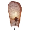 QAZQA Wandleuchten|Wohnzimmerlampen*Orientalische Wandlampe Bronze 45 cm - Nidum