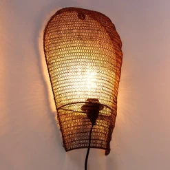 QAZQA Wandleuchten|Wohnzimmerlampen*Orientalische Wandlampe Bronze 45 cm - Nidum