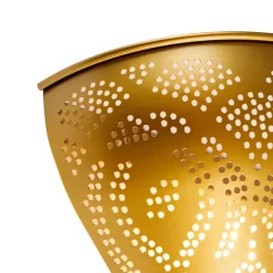 QAZQA Schlafzimmerlampen|Wandleuchten*Orientalische Wandleuchte Gold mit Lichteffekt - Zayn