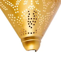 QAZQA Schlafzimmerlampen|Wandleuchten*Orientalische Wandleuchte Gold mit Lichteffekt - Zayn