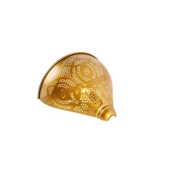 QAZQA Schlafzimmerlampen|Wandleuchten*Orientalische Wandleuchte Gold mit Lichteffekt - Zayn