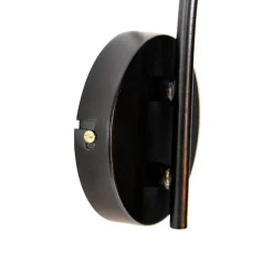 QAZQA Wandleuchten|Wohnzimmerlampen*Orientalische Wandleuchte Schwarz mit Gold - Vadi