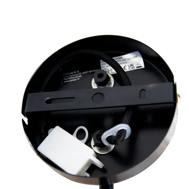 QAZQA Wandleuchten|Wohnzimmerlampen*Orientalische Wandleuchte Schwarz mit Gold - Vadi