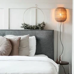 QAZQA Wandleuchten|Wohnzimmerlampen*Orientalische Wandleuchte schwarz mit Seil - Riki