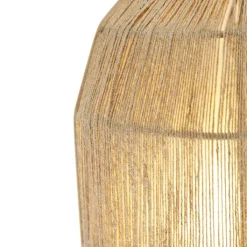 QAZQA Wandleuchten|Wohnzimmerlampen*Orientalische Wandleuchte schwarz mit Seil - Riki