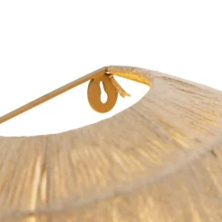 QAZQA Wandleuchten|Wohnzimmerlampen*Orientalische Wandleuchte schwarz mit Seil - Riki