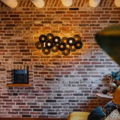 QAZQA Wandleuchten|Wohnzimmerlampen*Orientalische Wandleuchte antik gold 3-flammig - Balla