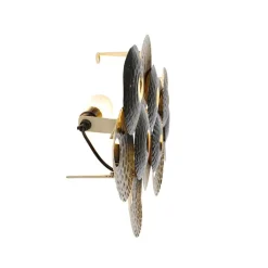 QAZQA Wandleuchten|Wohnzimmerlampen*Orientalische Wandleuchte antik gold 3-flammig - Balla